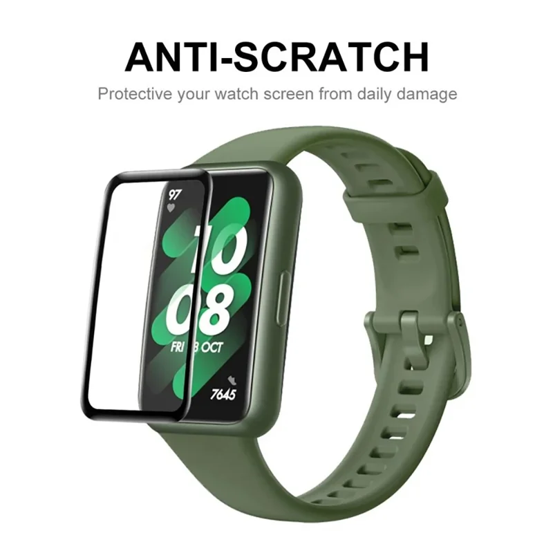 WANLONFENG Displayschutz für Huawei Band 10 3D Curved Edge PMMA Weichfolie