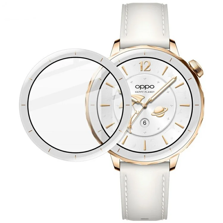 IMAK Pour Oppo Watch X2 Mini Protecteur d'écran Anti-rayures Film de protection PMMA pour montre (Bord blanc)