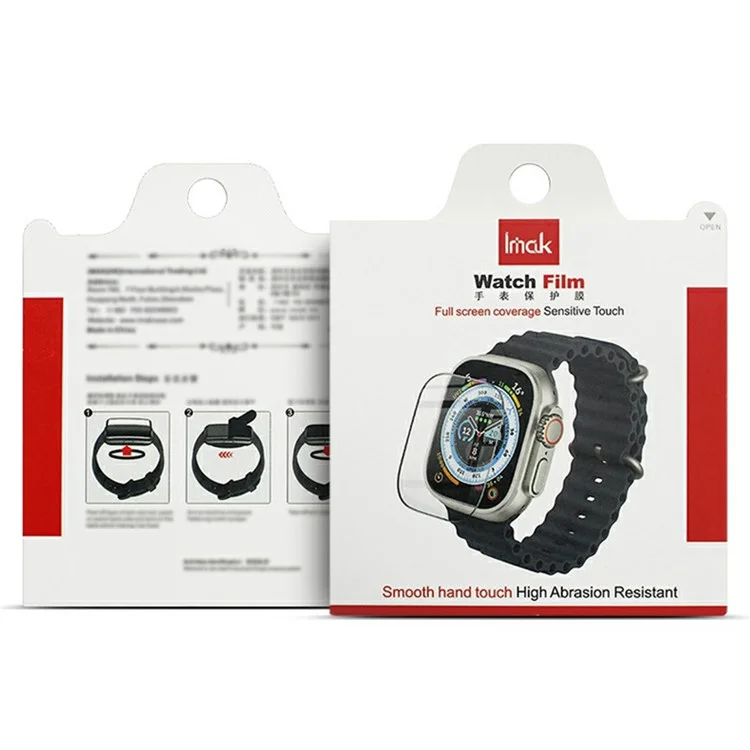 IMAK Pour Oppo Watch X2 Mini Protecteur d'écran Anti-rayures Film de protection PMMA pour montre (Bord blanc)
