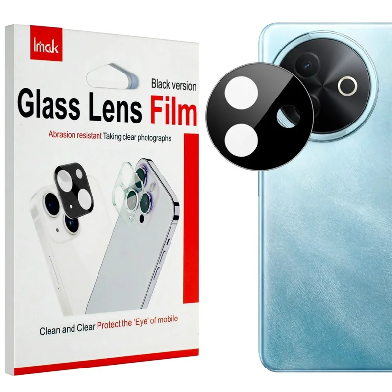 IMAK For vivo Y39 5G Camera Lens Protector Tempered Glass HD Clear Lens Film (Black Version)