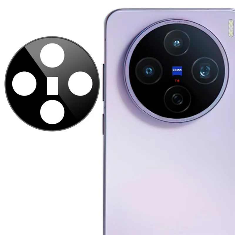 IMAK For vivo X200s 5G Camera Lens Protector Tempered Glass HD Clear Lens Film (Black Version)