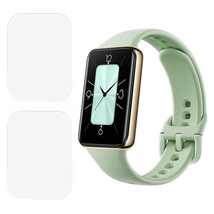 2 Peças Película Protetora de Tela para Honor Band 10 Smartwatch Película de TPU Transparente