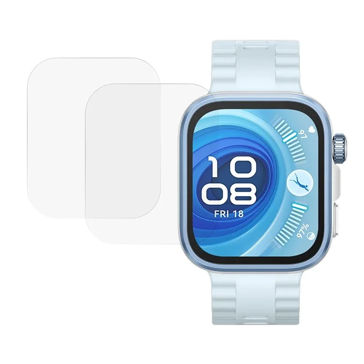 2 Unidades Protector de Pantalla de Vidrio Templado 2.5D HD para Huawei Watch Fit 4 Pro