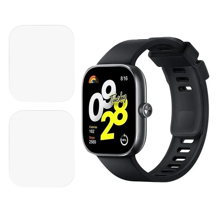 2 Pezzi per Xiaomi Redmi Watch Pellicola Protettiva Schermo Orologio Intelligente Chiara Pellicola TPU