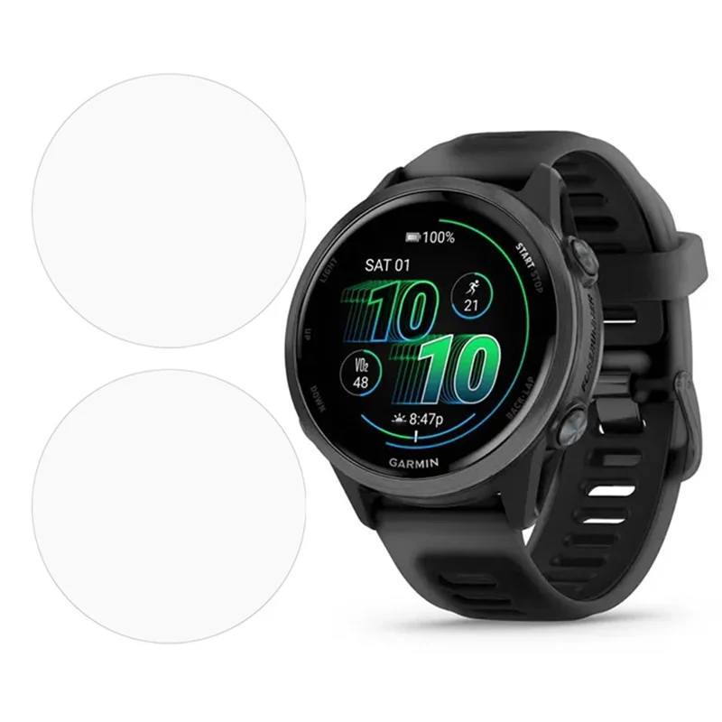 2 Pezzi Pellicola Protettiva in TPU Trasparente per Smartwatch Garmin Forerunner 570 da 42mm