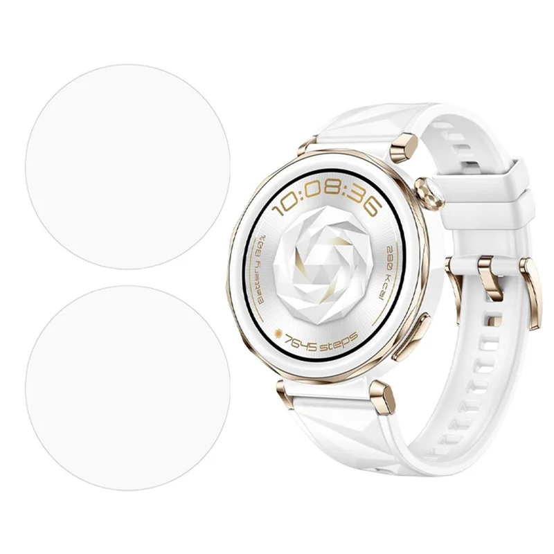 2 Pezzi Pellicola Protettiva per Schermo Huawei Watch 5 42mm Smartwatch Film Trasparente TPU