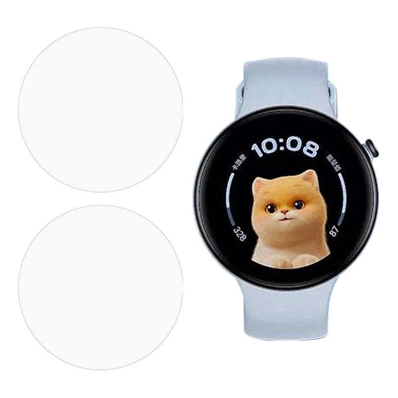2 Peças Película Protetora de Tela para Smartwatch Honor Watch Fit Vitality Edition, Filme TPU Transparente