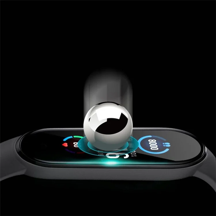 Film de protection d'écran PMMA 3D Hot Bending HD Clear pour Xiaomi Mi Band 6
