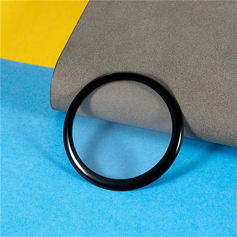 Protector de Pantalla Completo Negro para Samsung Galaxy Watch8 44mm de PMMA Suave para Smartwatch