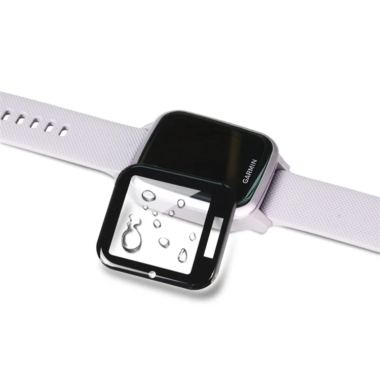 Pellicola protettiva in PMMA trasparente e ad alta definizione per Garmin Venu SQ Smart Watch, con curvatura 3D