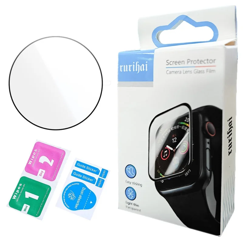 RURIHAI For Samsung Galaxy Watch8 Classic 46mm PMMA Screen Protector 3D Full Glue Watch Screen Film