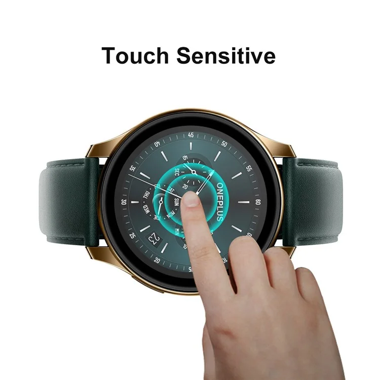 Enkay Hat Prince Full Covering 3D Curvado Soft PC Edge + PMMA Protector Para OnePlus Watch 2021