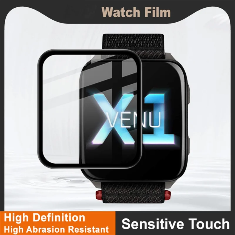 IMAK Pour Garmin Venu X1 Protecteur d'écran Anti-rayures Film de montre PMMA