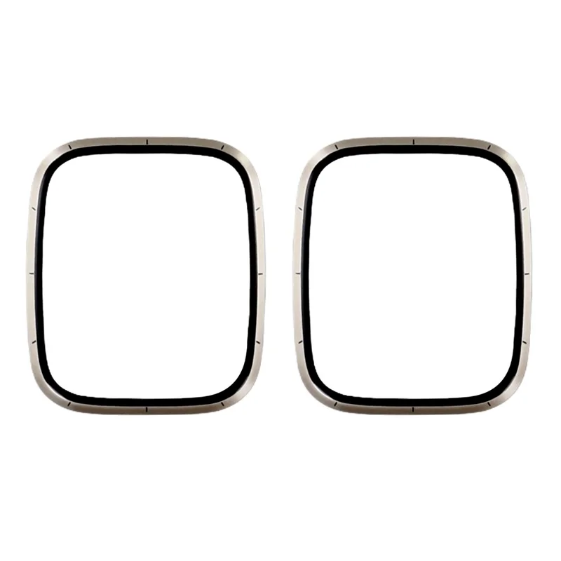 2Pcs / Pack For Huami Amazfit Active 2 Square Screen Protector Smart Watch HD Clear PMMA Film (Black Edge)