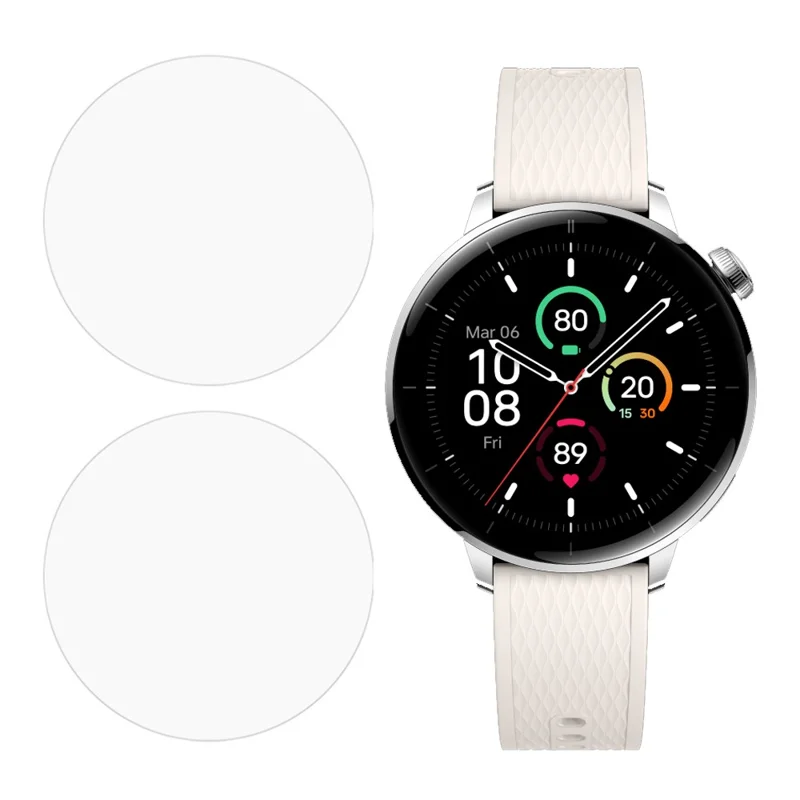 2Pcs For OnePlus Watch 3 Screen Protector Smart Watch Clear TPU Film