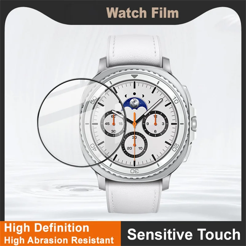 IMAK Pour Samsung Galaxy Watch8 Classic 46mm Protecteur d'écran Anti-rayures Film de montre PMMA