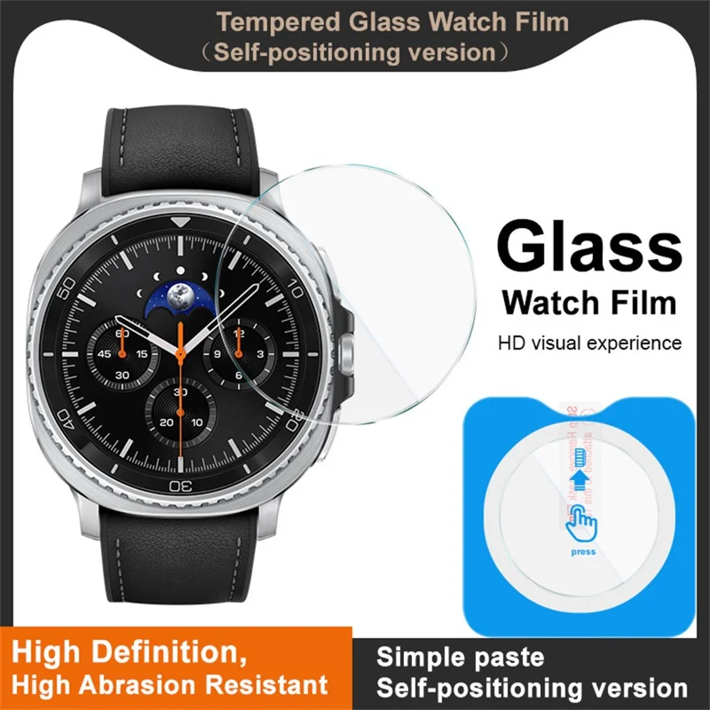 IMAK For Samsung Galaxy Watch8 Classic 46mm Tempered Glass Screen Protector with Installation Tool