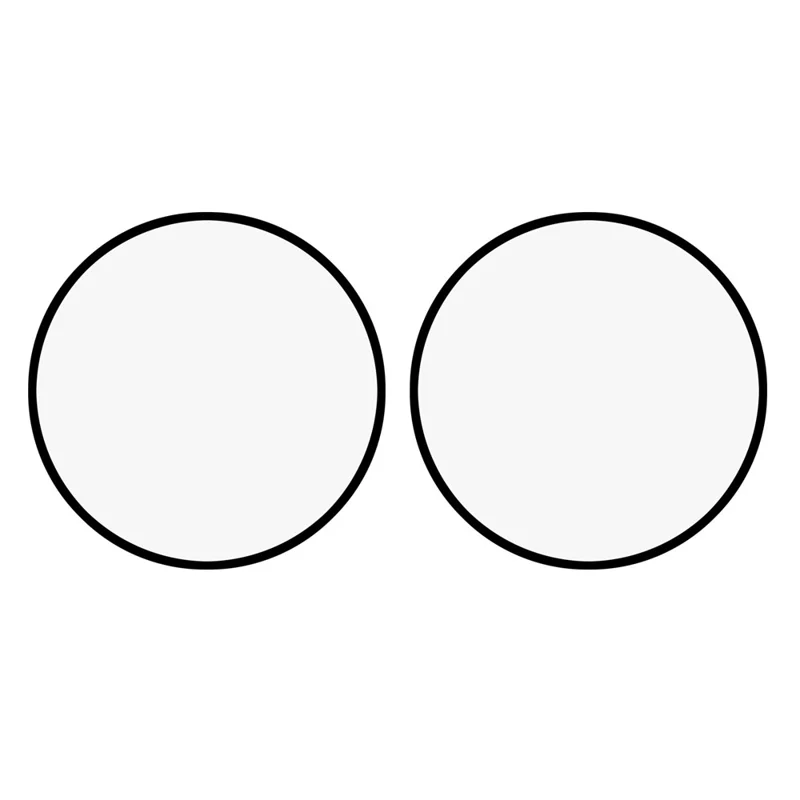 Pack de 2 Protectores de Pantalla para Smartwatch OnePlus Watch 3 de 46 mm, Película HD PMMA Transparente (Borde Negro)