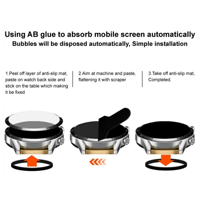 For Google Pixel Watch 4 41mm High Definition Watch Screen Protector Ceramic Film