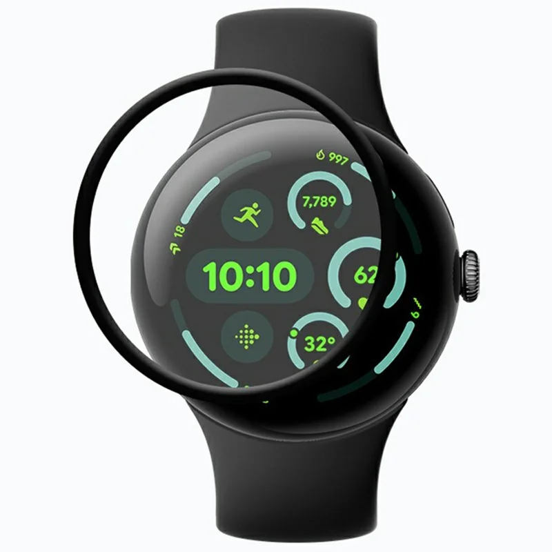 Für Google Pixel Watch 4 45mm Hochauflösender Displayschutz aus Keramikfolie