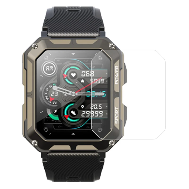 Per Cubot C20 Pro Pellicola Protettiva Schermo HD Trasparente Smart Watch