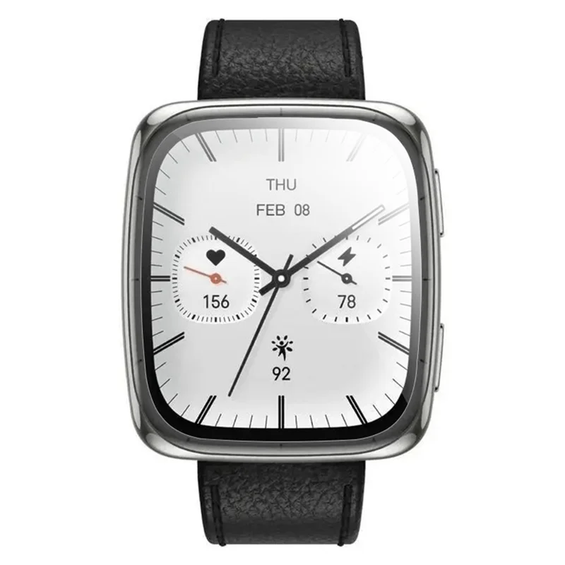RURIHAI For Huami Amazfit Active 2 Square Screen Protector High Aluminium-silicon Glass Watch Film with Alignment Tool