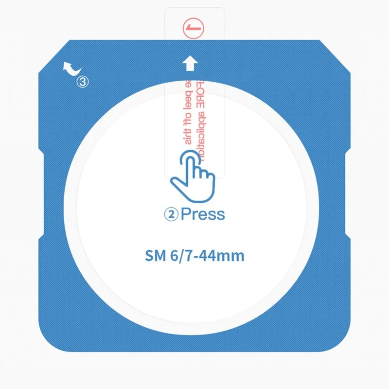 RURIHAI Para Samsung Galaxy Watch8 40mm Protetor de Tela Vidro de Silício-alumínio de Alta Qualidade com Ferramenta de Alinhamento