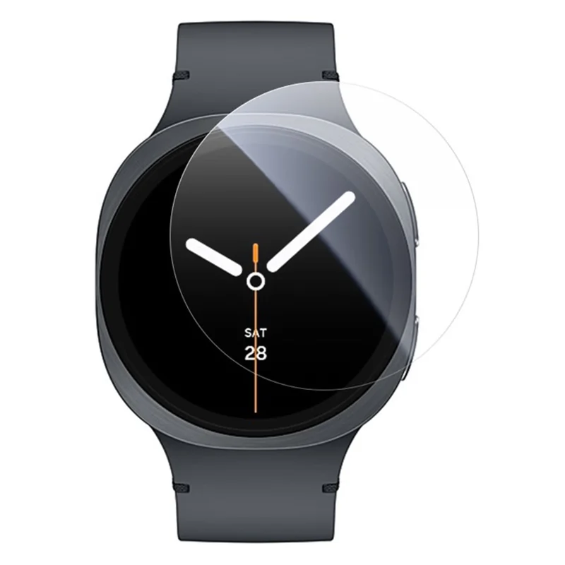 RURIHAI Para Samsung Galaxy Watch8 44mm Protector de Pantalla de Vidrio de Aluminio-silicio de Alta con Herramienta de Alineación
