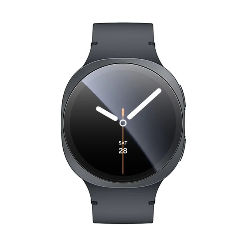 RURIHAI Para Samsung Galaxy Watch8 44mm Protector de Pantalla de Vidrio de Aluminio-silicio de Alta con Herramienta de Alineación