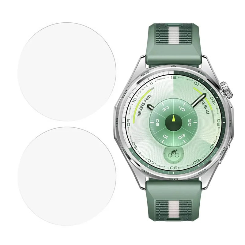 2Pcs For Huawei Watch GT 6 46mm Screen Protector Tempered Glass 2.5D HD Watch Screen Film