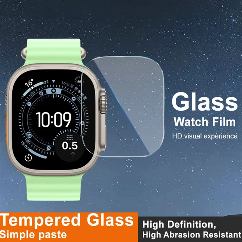 IMAK Watch Screen Protector for Apple Watch Ultra 3  /  Ultra 2  /  Ultra 49mm Clear Tempered Glass Film