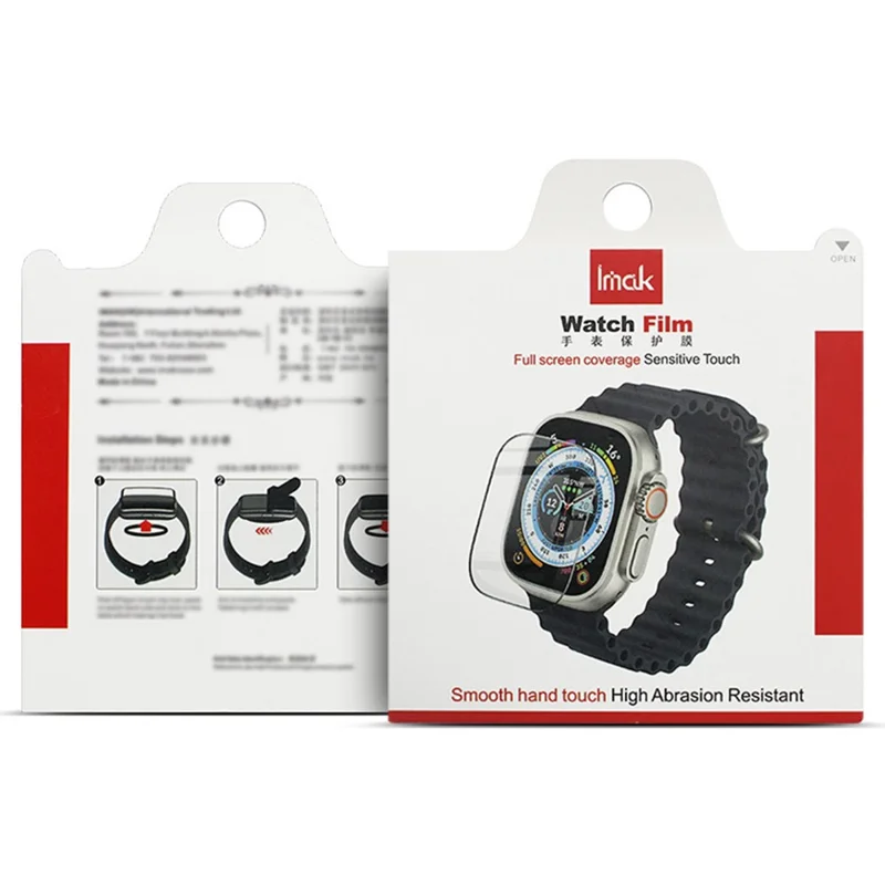 IMAK Watch Screen Protector for Apple Watch Ultra 3  /  Ultra 2  /  Ultra 49mm Clear Tempered Glass Film