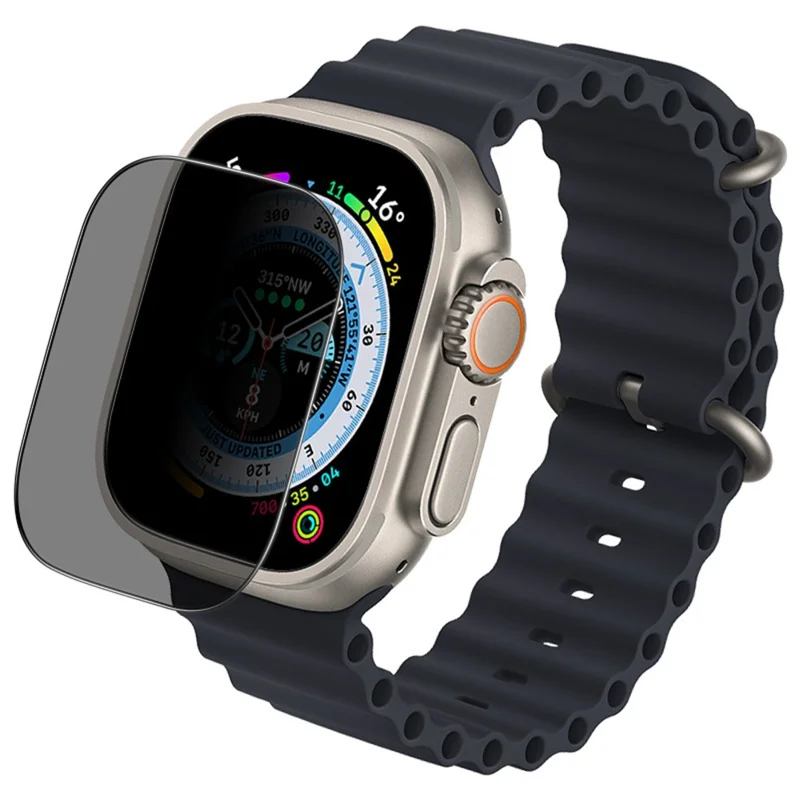 IMAK Anti Peep Watch Folie voor Apple Watch Ultra 3 / Ultra 2 / Ultra 49mm Privacy Screen Protector Volledige Dekking Gehard Glas