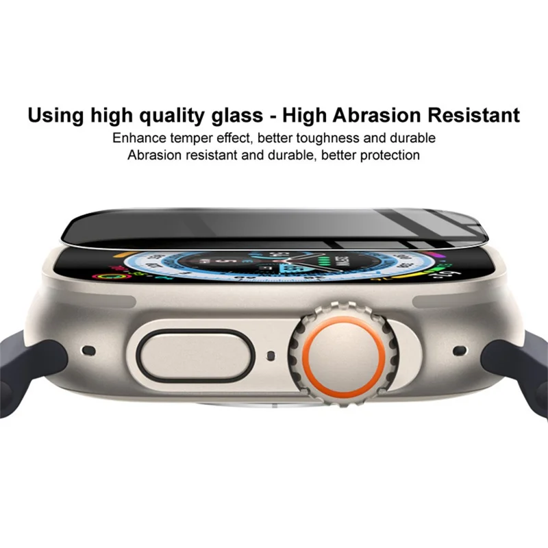 IMAK Anti Peep Watch Folie voor Apple Watch Ultra 3 / Ultra 2 / Ultra 49mm Privacy Screen Protector Volledige Dekking Gehard Glas