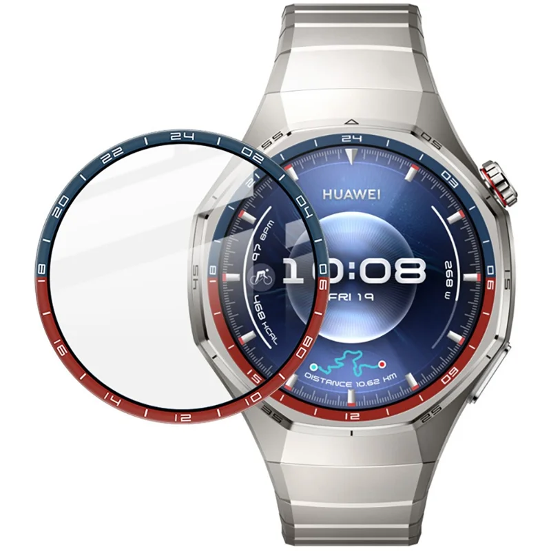 IMAK For Huawei Watch GT 6 Pro 46mm Watch Film PMMA Soft Screen Protector with Red  /  Blue Scale