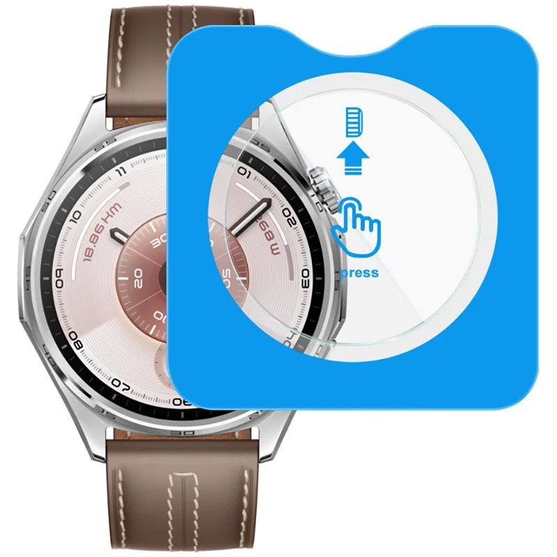 IMAK For Huawei Watch GT 6 46mm Tempered Glass Screen Protector with Installation Tool