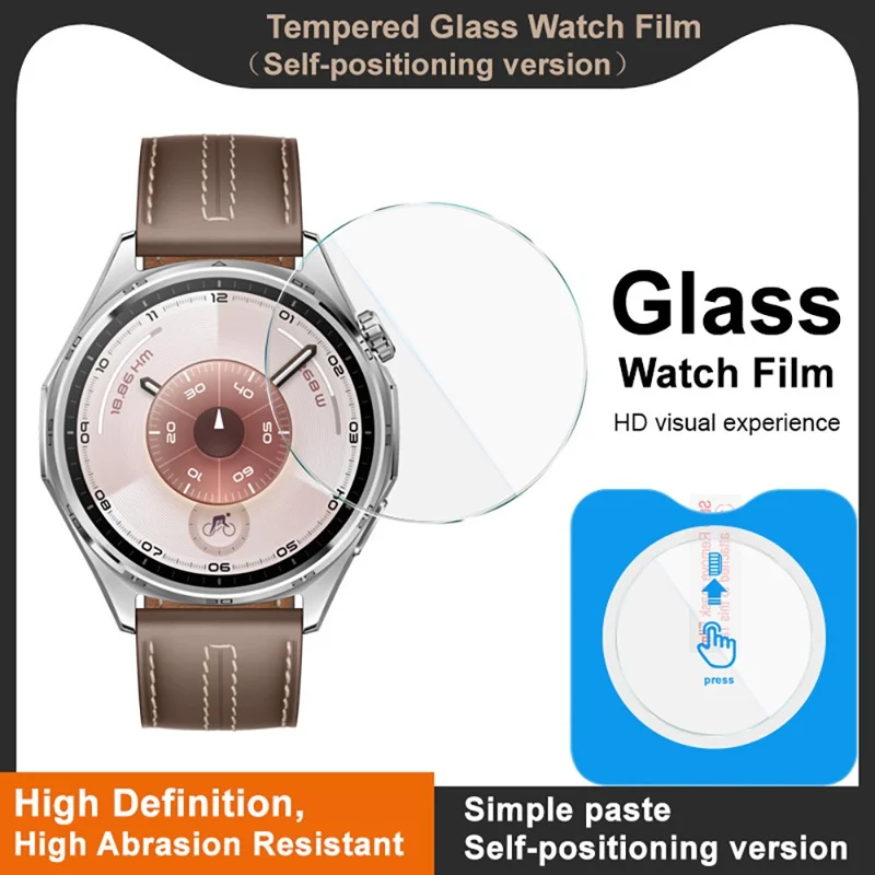IMAK For Huawei Watch GT 6 46mm Tempered Glass Screen Protector with Installation Tool