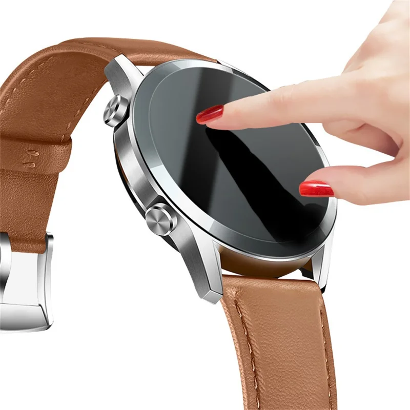 IMAK For Huawei Watch GT 6 46mm Watch Film HD Anti-scratch PMMA Screen Protector with Scale (Blue / White)