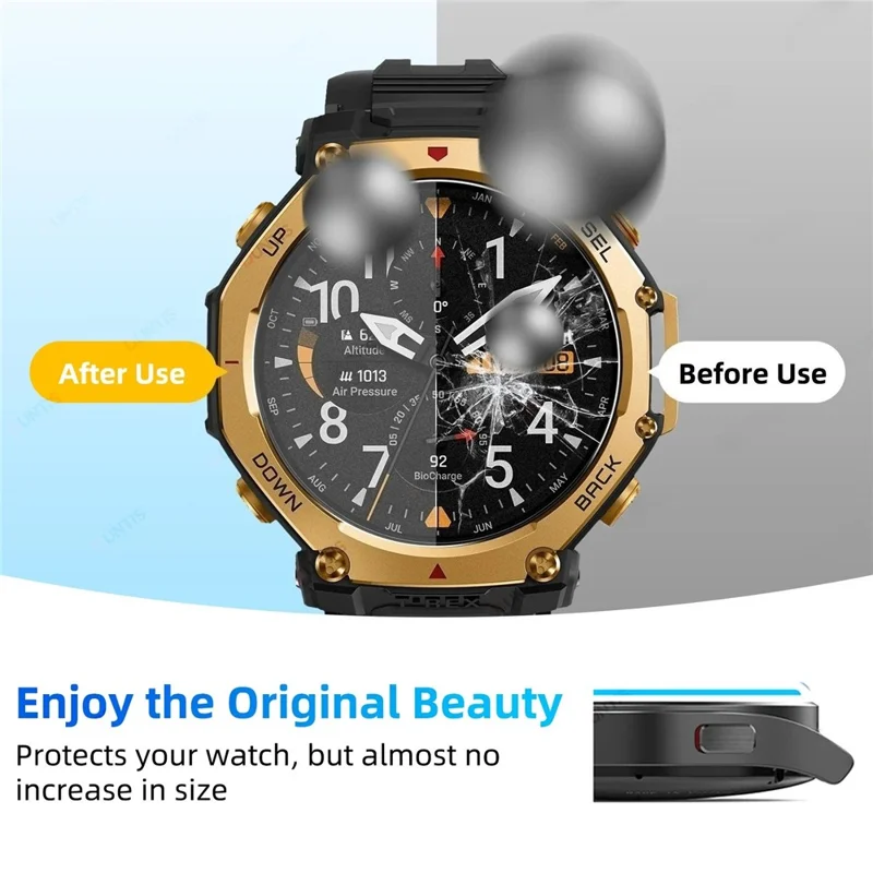 For Huami Amazfit T-Rex 3 Pro 48mm Tempered Glass Screen Protector HD Protective Watch Film