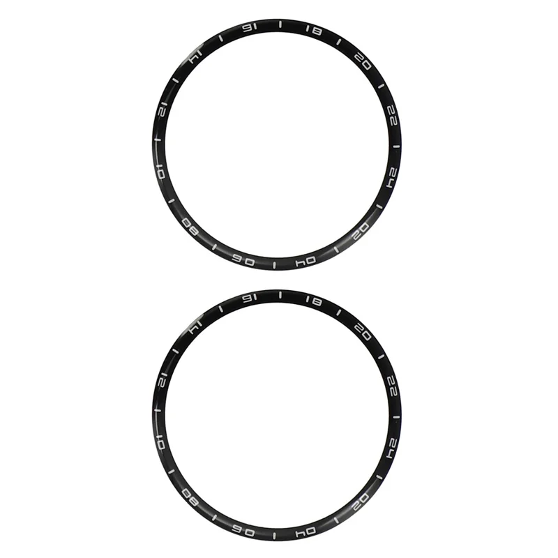 2 stk. til Huawei Watch GT 6 Pro 46 mm Skærmværn Højtydende PMMA-folie (sort skala)