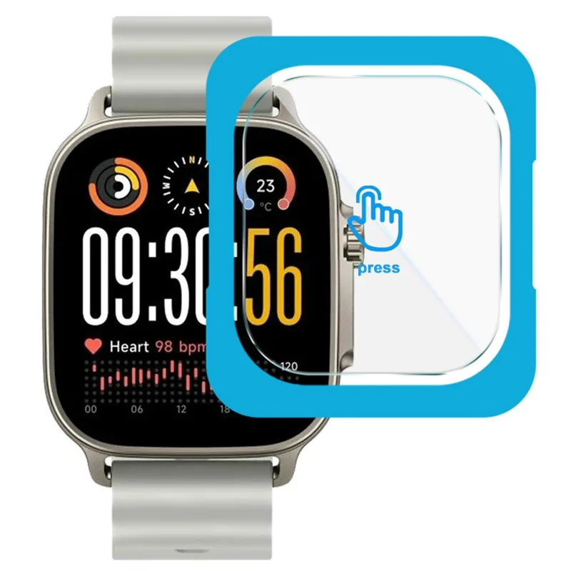 IMAK For Realme Watch 5 Tempered Glass Screen Protector with Installation Tool