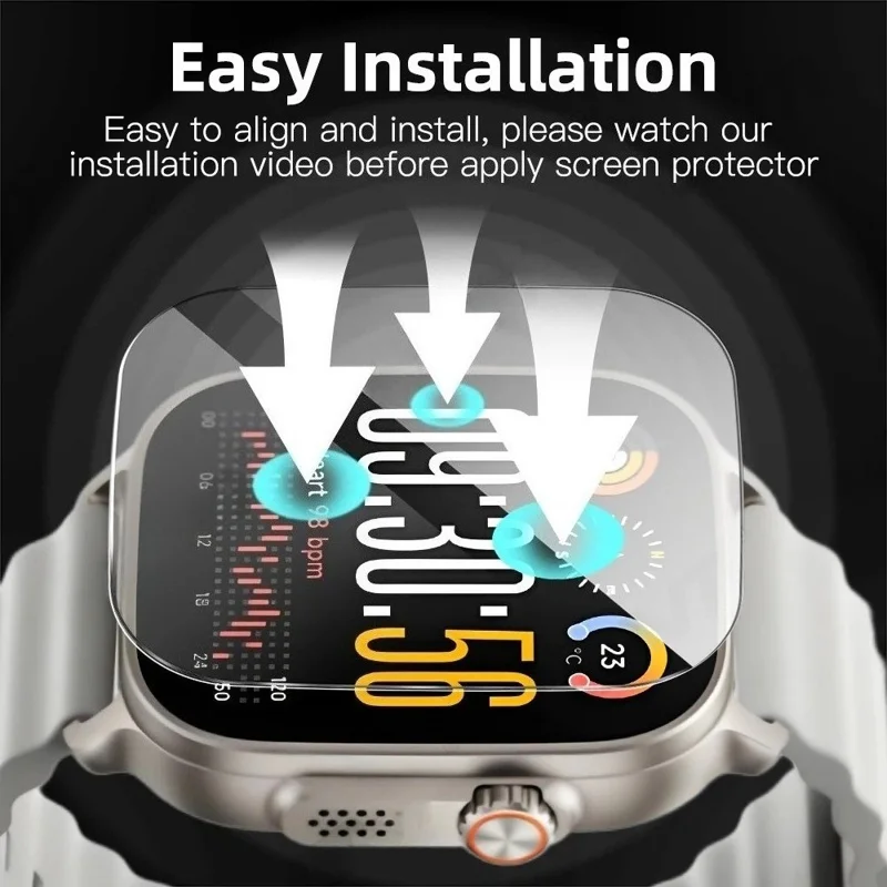 Realme Watch 5 Hochaluminium-Siliziumglas-Folie HD Smartwatch Bildschirmschutz