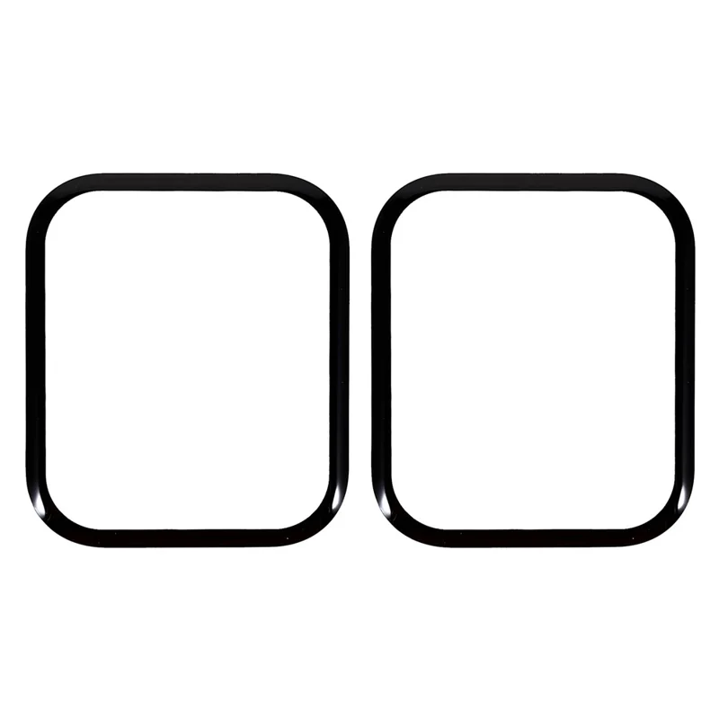 2 pezzi / confezione per Amazfit Bip 5 Unity Screen Protector Smart Watch HD Clear PMMA Film (Bordo nero)