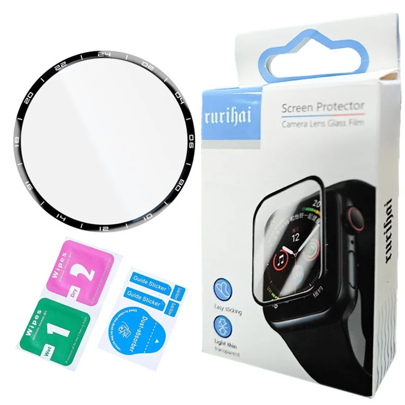 RURIHAI för Huawei Watch GT 6 Pro 46 mm PMMA-skärmskydd 3D Full Glue-klockskärmsskärm