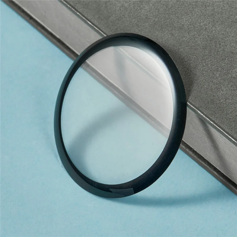 2Pcs  /  Pack For Oppo Watch S Screen Protector Smart Watch HD Clear PMMA Film (Black Edge)