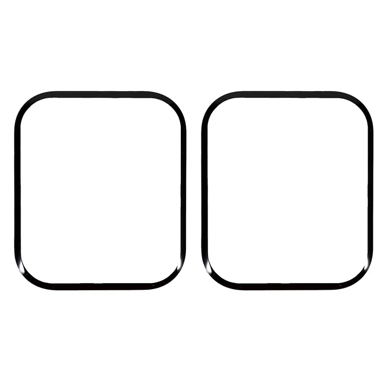 2 stk./pakke til Xiaomi Redmi Watch 6 skærmværn Smartwatch HD klar PMMA-folie (sort kant)