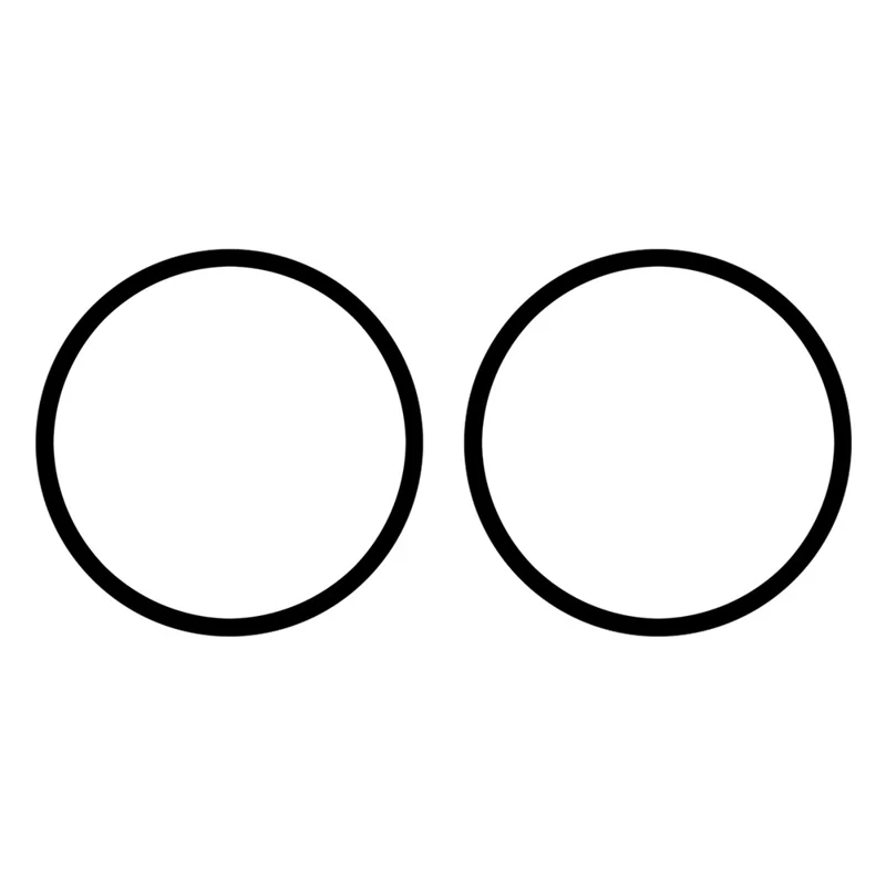 2 stk./pakke til Xiaomi Watch 5 / Watch 5 eSIM skærmværn Smartwatch HD klar PMMA-folie - Sort