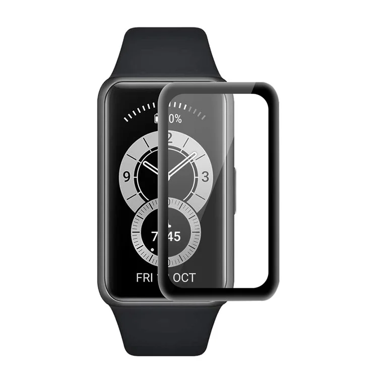 ENKAY HAT PRINCE pour Huawei Band 6/Honor Band 6 Film de protection d'écran en PC courbé 3D doux + PMMA