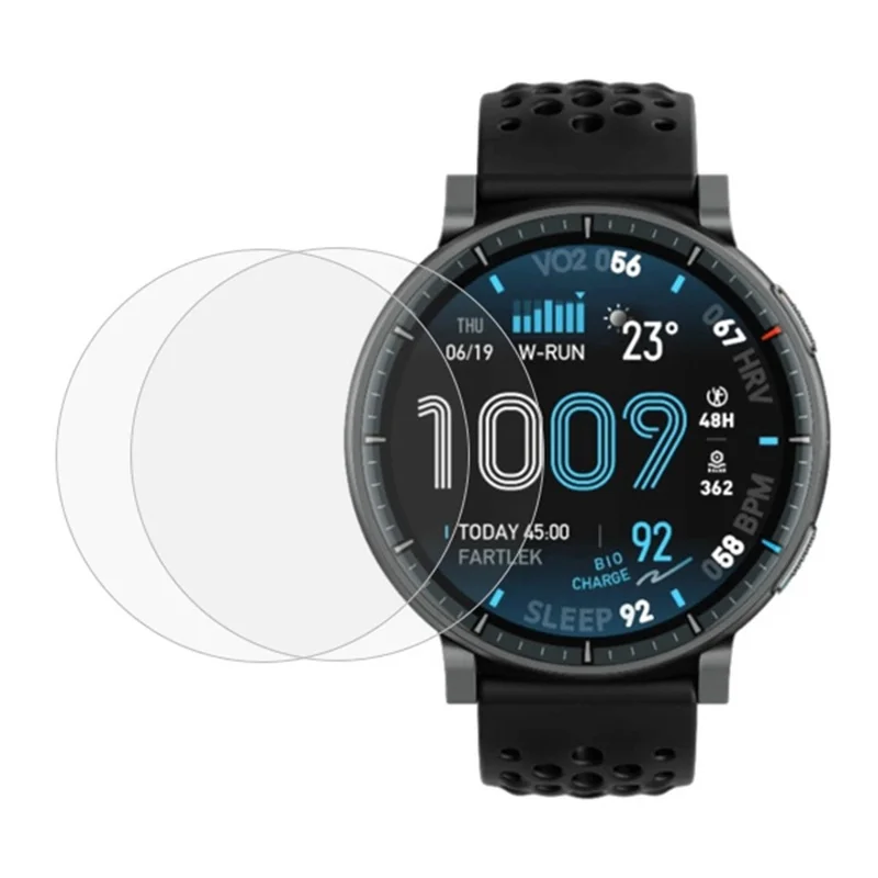 2 Unidades para Huami Amazfit Active Max Película Protetora de Ecrã Transparente em TPU - Transparente