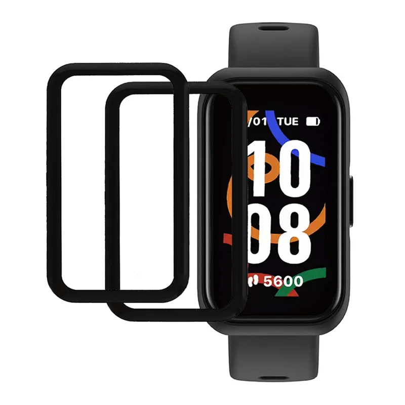 2Pcs / Pack For Keep B5 Lite Screen Protector Smart Watch HD Clear PMMA Film - Black